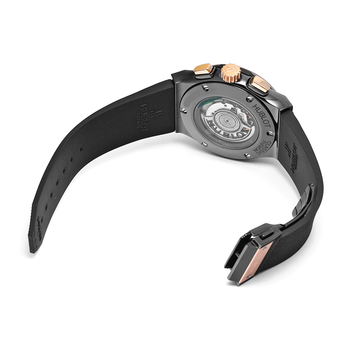 Classic Fusion Chronograph Ceramic King Gold 521.CO.1780.RX Black HUBLOT Men's [Pre-owned]