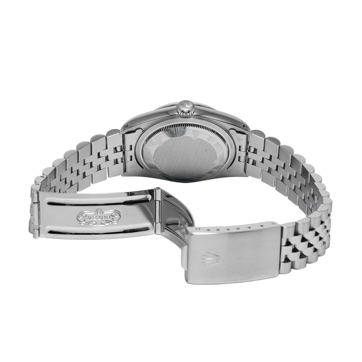 DATE JUST 16234G E (manufactured circa 1990) Black/Diamond ROLEX Men's [Pre-Owned].