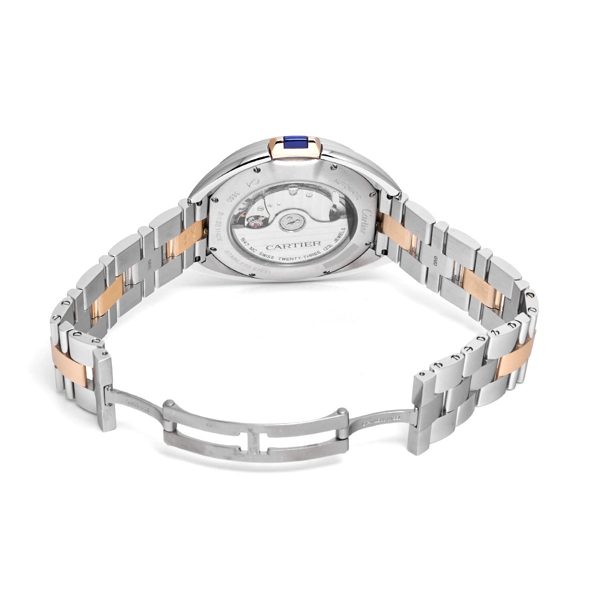 Clé de Cartier 40MM W2CL0002 Silver CARTIER Men's [Pre-Owned].