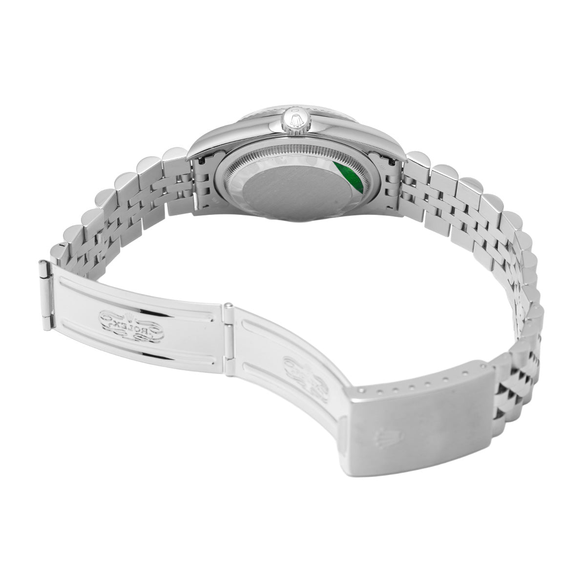 DATE JUST 16234G T (manufactured circa 1997) Silver/Diamond ROLEX Men's [Pre-Owned].