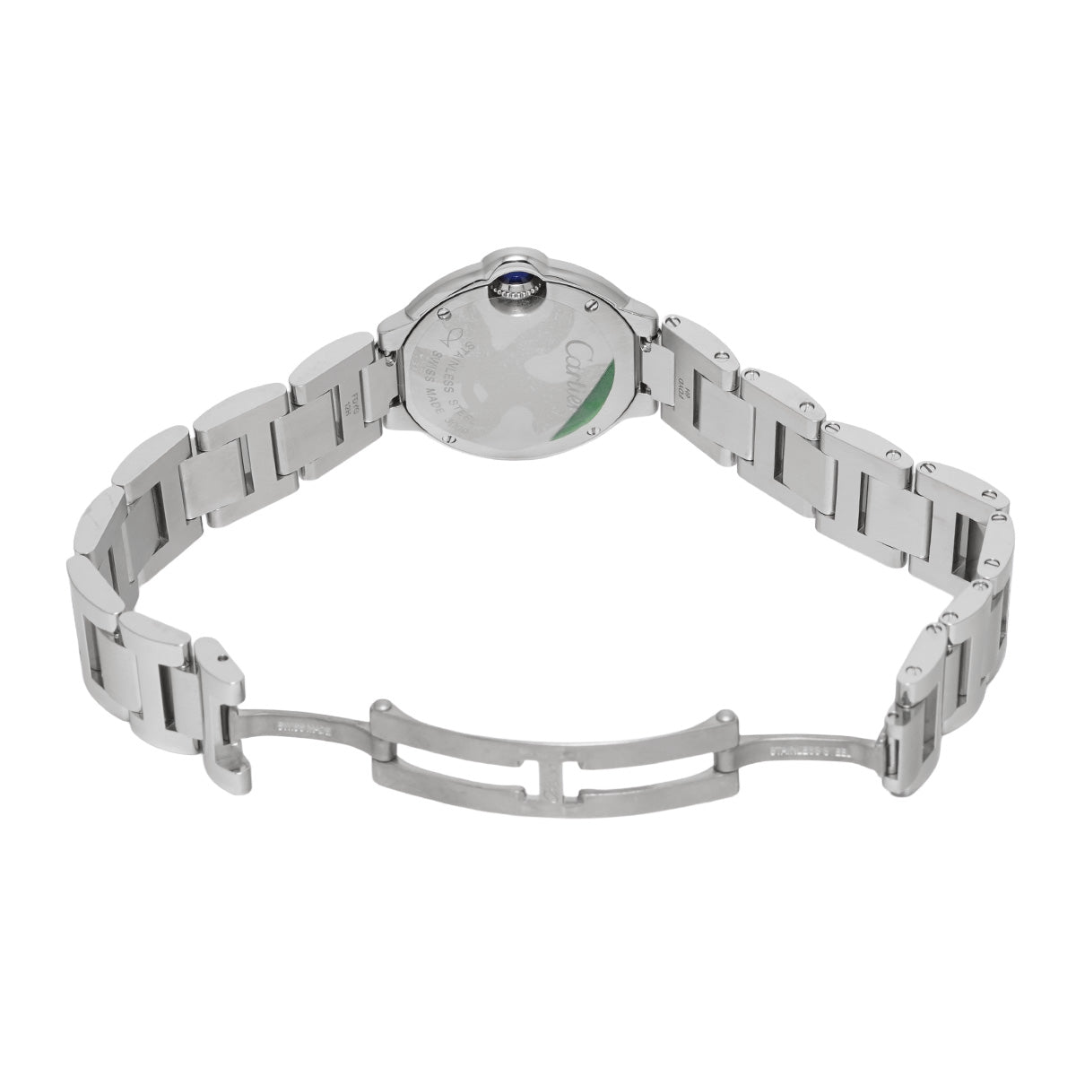 W4BB0015 Ballon Bleu de Cartier 28mm Silver CARTIER Ladies [Pre-owned]