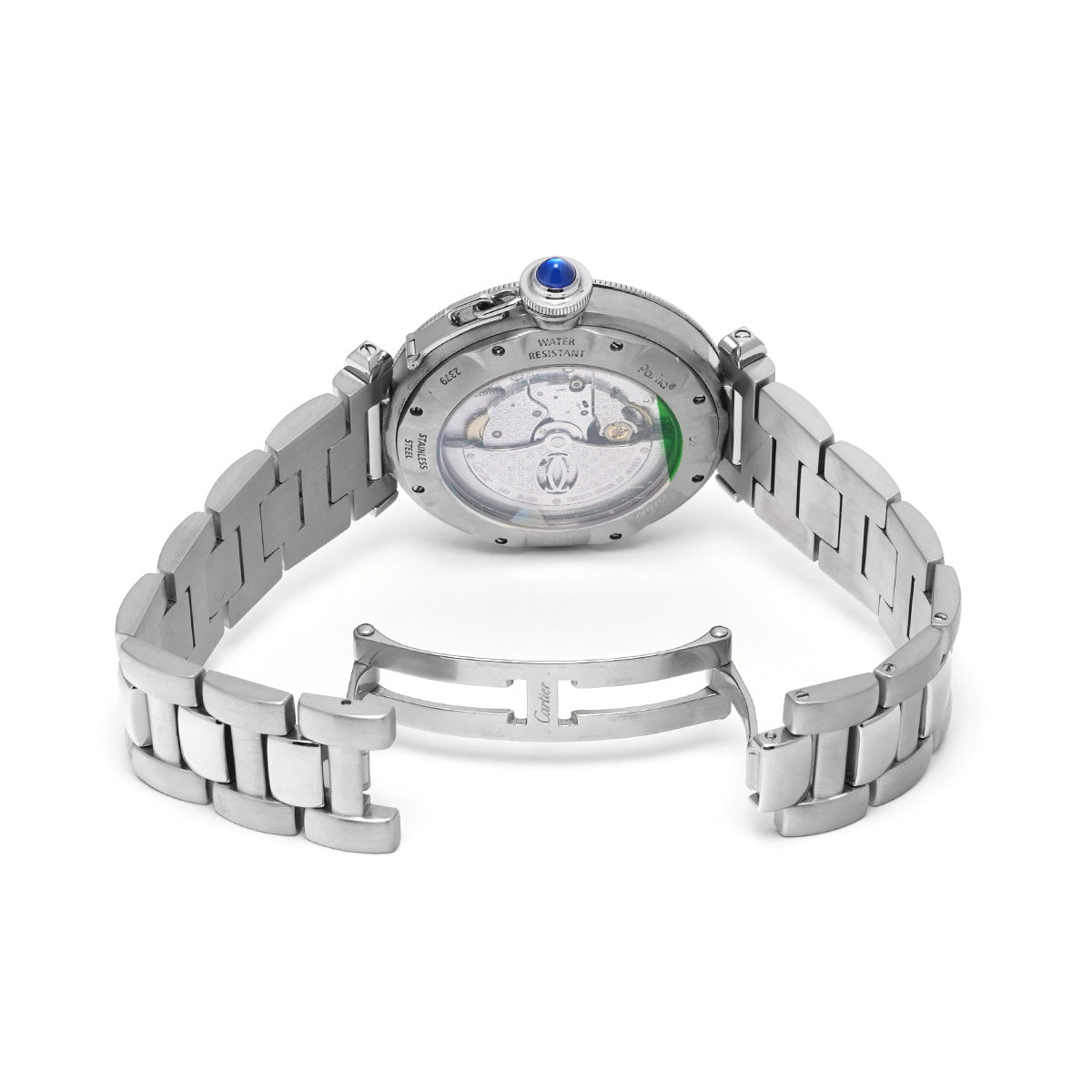 Pasha 38 grid W3104055 Silver CARTIER Unisex [Pre-owned].