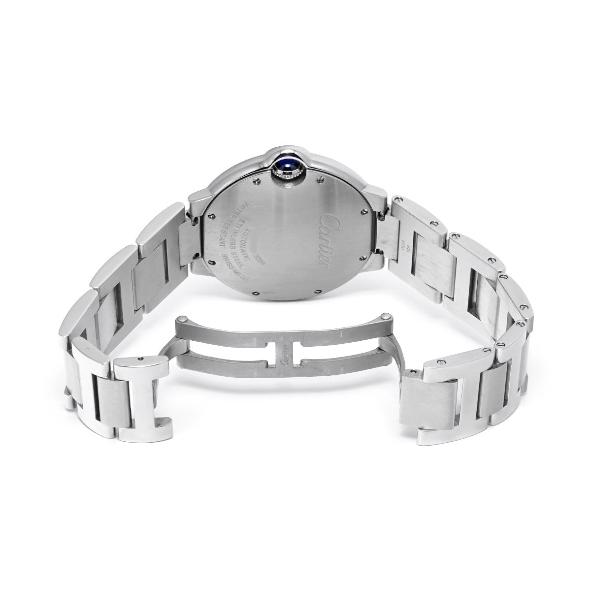 Ballon Bleu de Cartier 36mm W6920046 Silver CARTIER Unisex [Pre-Owned].