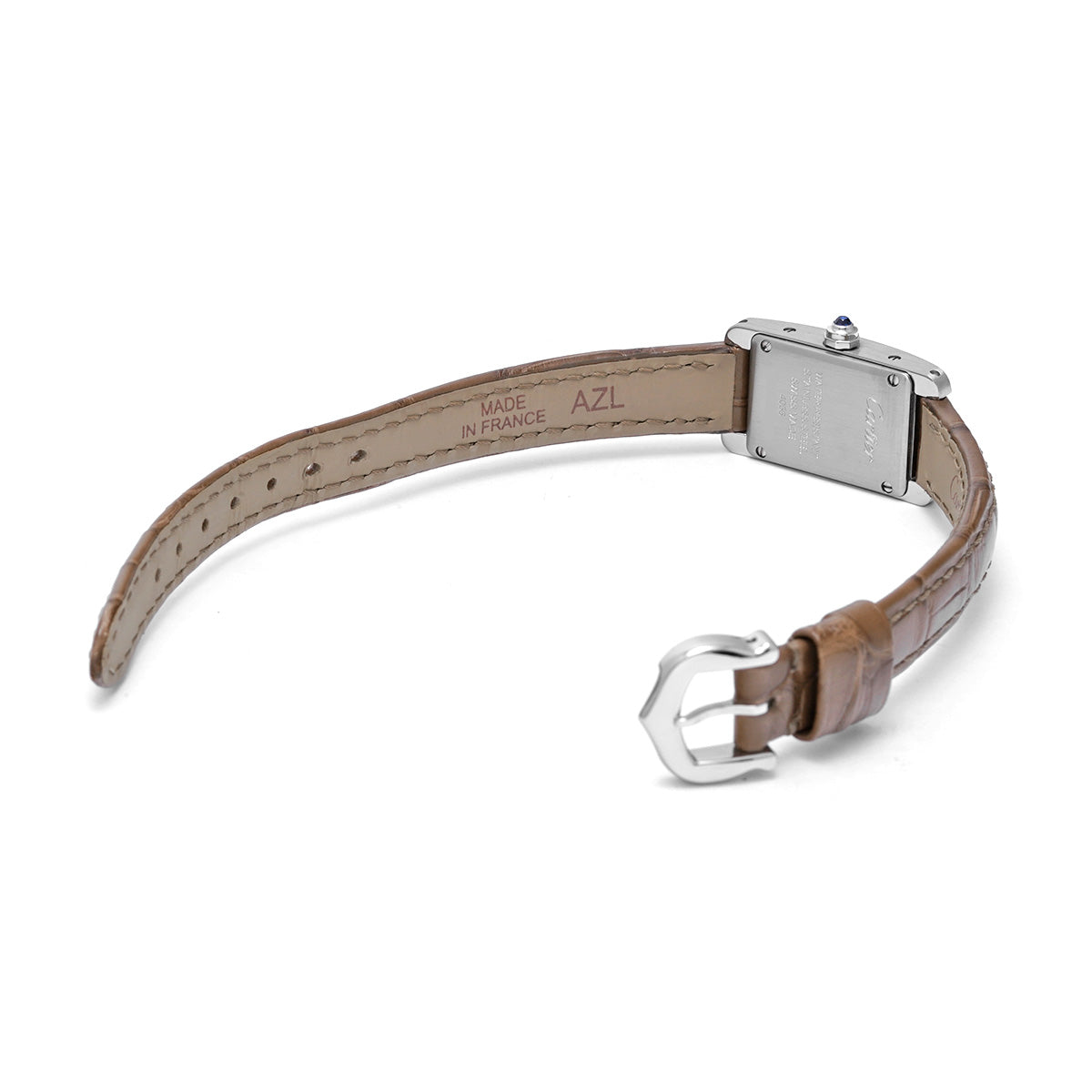 Tank American Mini Japan Limited Edition WSTA0032 Silver CARTIER Ladies [Pre-Owned].