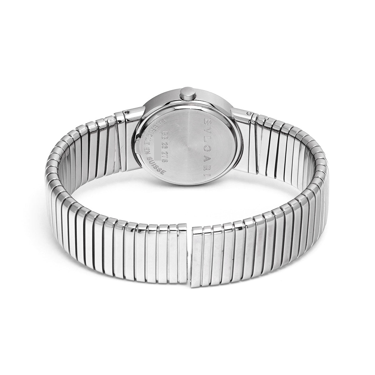 Bulgari Bulgari Tubogas BB262TS Black BVLGARI Ladies [Pre-owned].