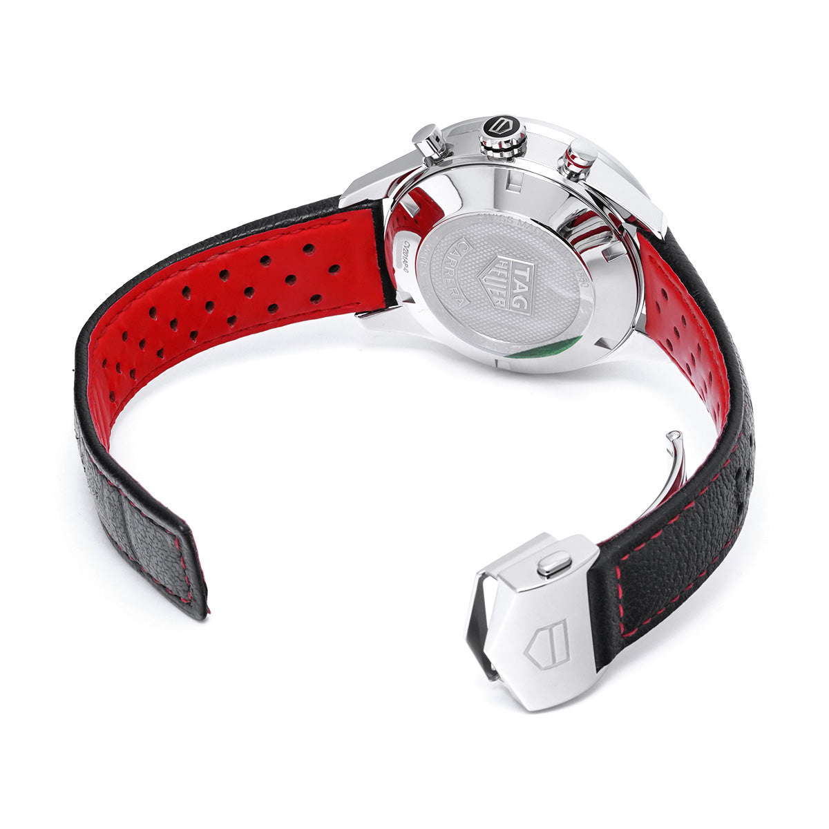CARRERA Calibre 16 Chronograph CV201AP.FC6429 Black/White TAG HEUER Men's [Pre-Owned]