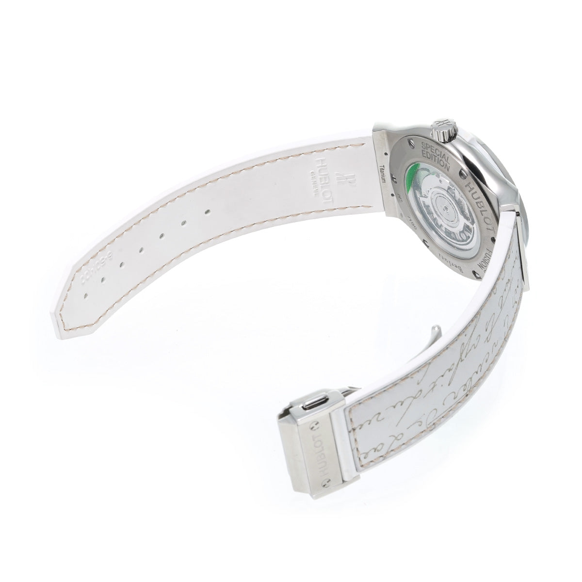 Classic Fusion Berluti Scritto Flat Bianco 511.NE.050W.VR.JBER19 White HUBLOT Men's [Pre-owned].