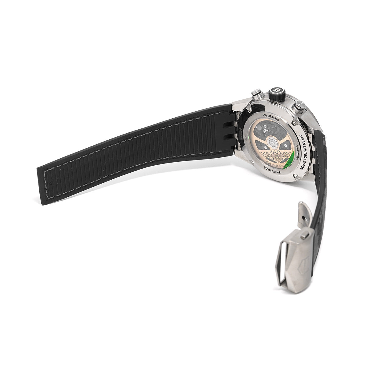 CARRERA Calibre Heuer 02T 160th Anniversary Japan Limited Edition CAR5A8D.EB0212 Black TAG HEUER Men's [Pre-Owned].