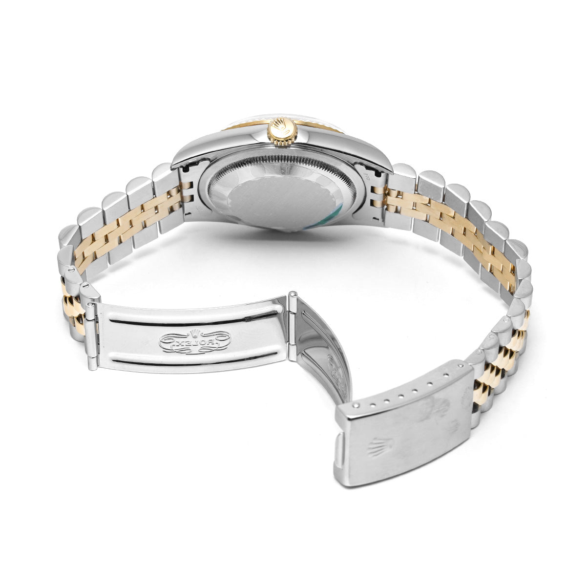 DATE JUST 16233G W (made around 1995) White/Diamond ROLEX Men's [Pre-Owned].