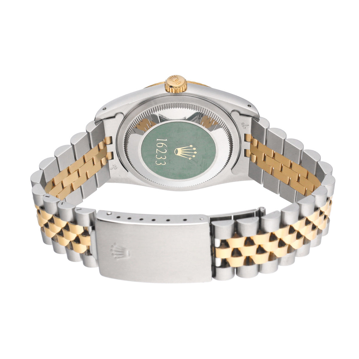 DATE JUST 16233G X (manufactured circa 1993) Champagne/Diamond ROLEX Men's [Pre-Owned].