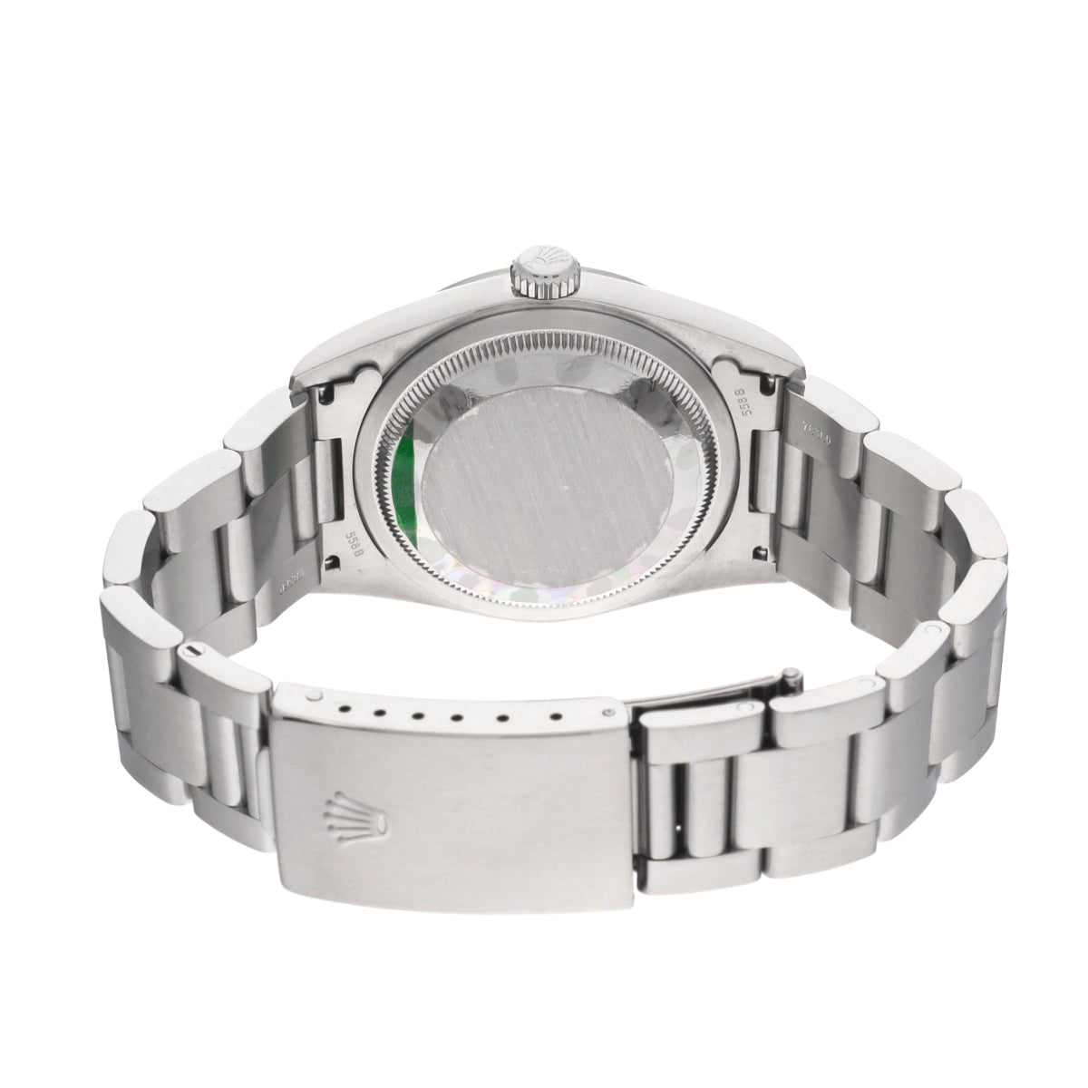 DATE JUST 16200 Y (manufactured circa 2003) Black ROLEX Men's [Pre-Owned].