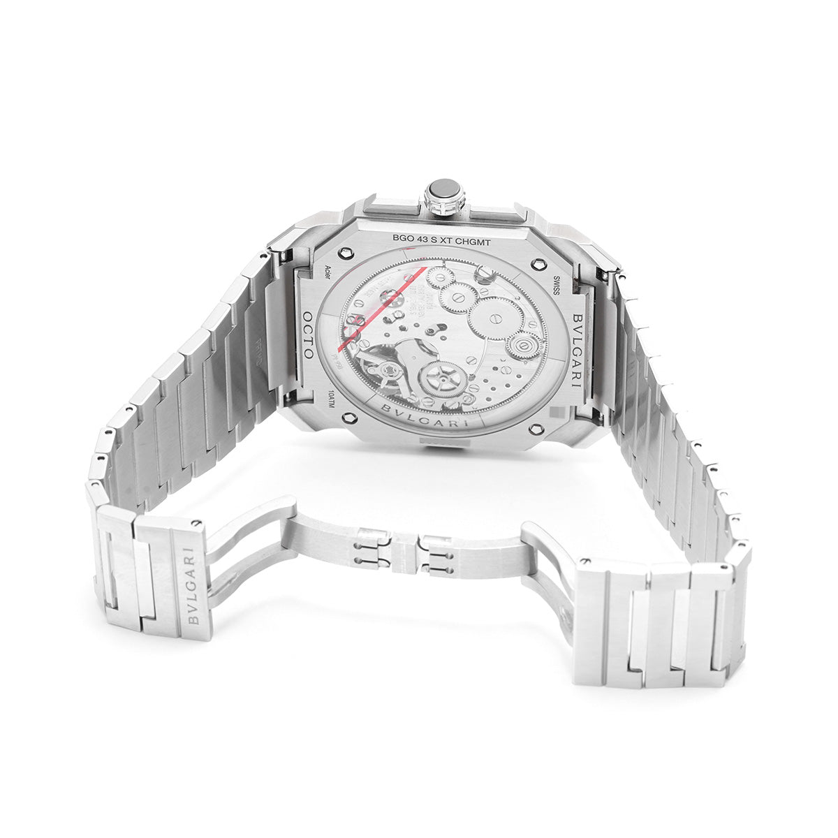 Octo Finissimo Chronograph BGO43SXT Silver BVLGARI Men's [Pre-Owned].