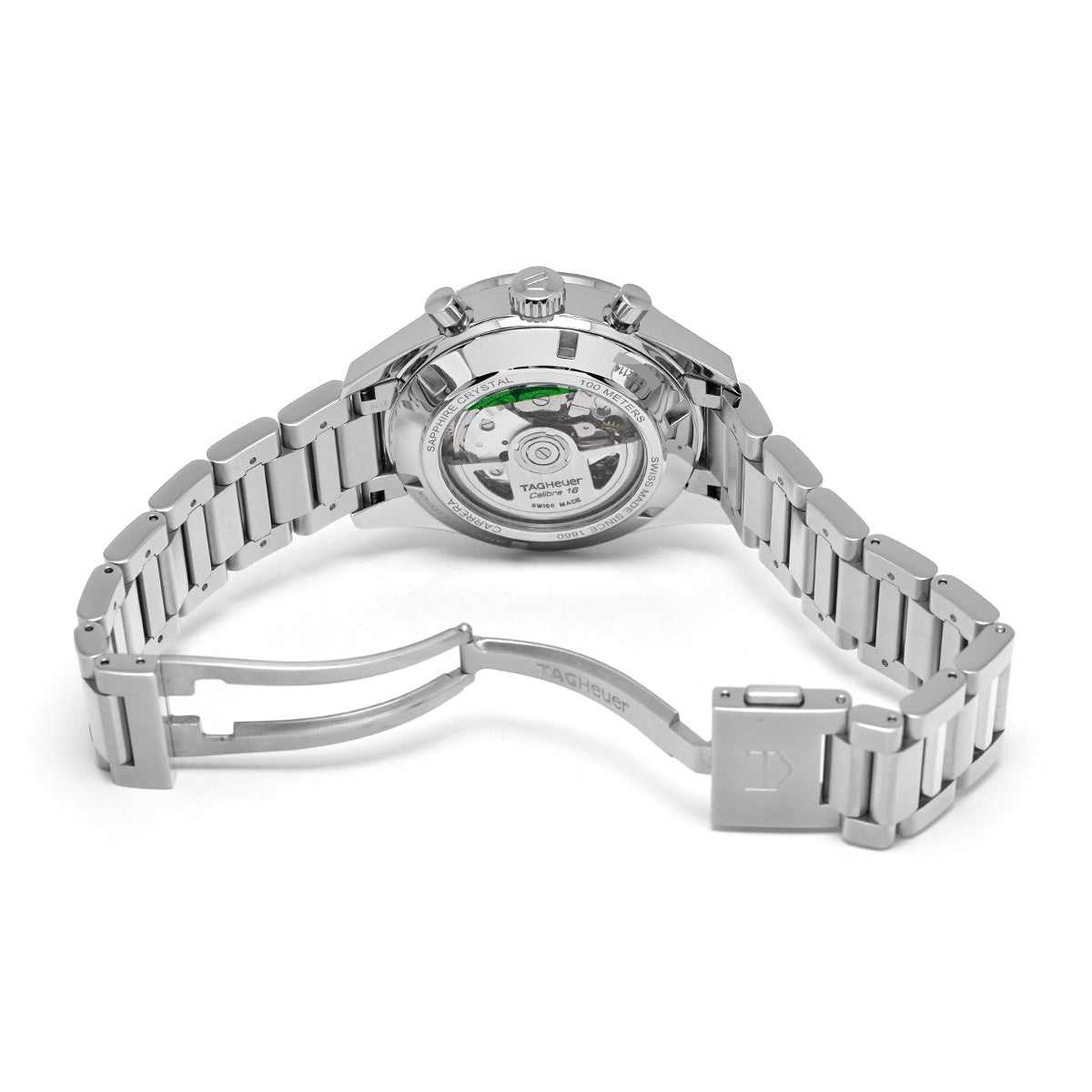 CARRERA Calibre 16 Chronograph Japan Special Edition CBK2114.BA0715 Silver TAG HEUER Men's [Pre-Owned]