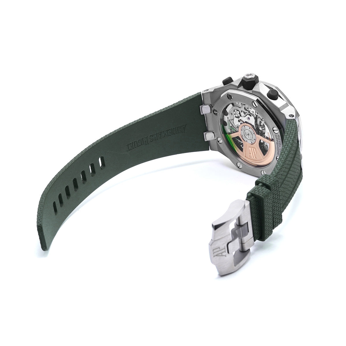 Royal Oak Offshore Chronograph 26238TI.OOA056CA.01 Green/Silver AUDEMARS PIGUET Mens [Pre-Owned]