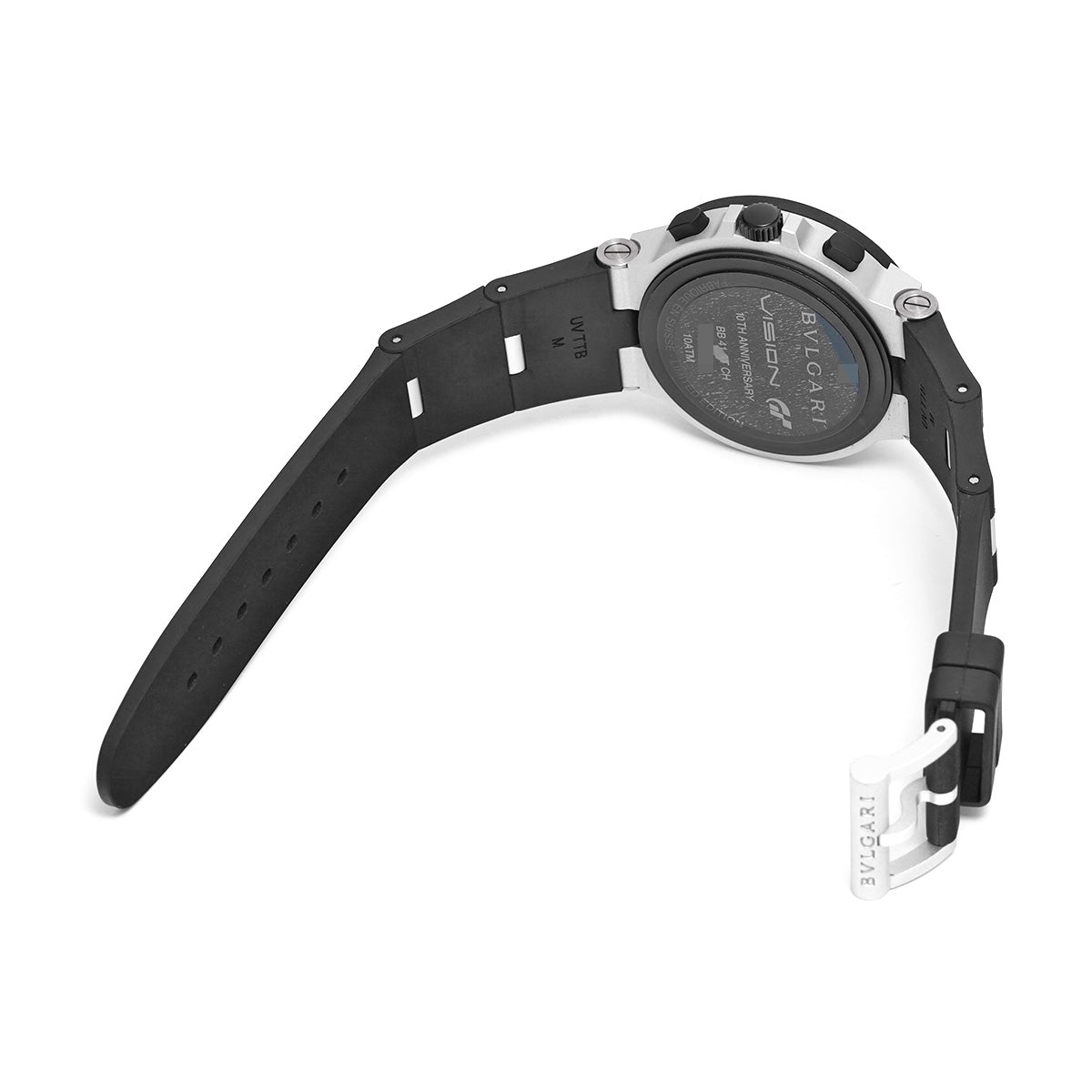 Aluminium Gran Turismo BB41ATCH Gray BVLGARI Men's [Pre-owned]