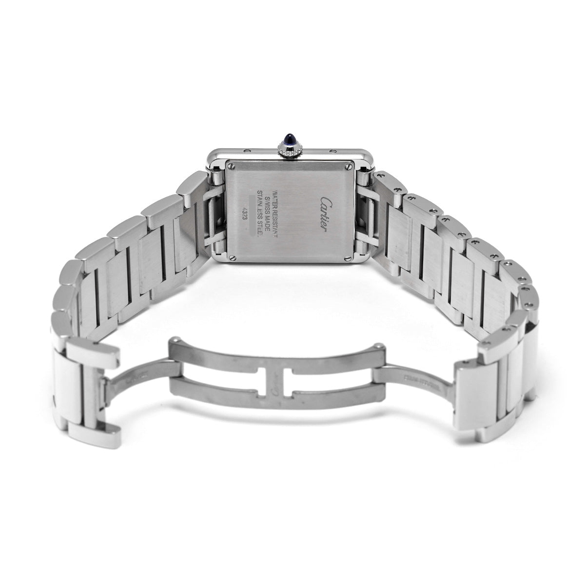 Tank Must LM WSTA0052 Silver CARTIER Men's [Pre-owned]