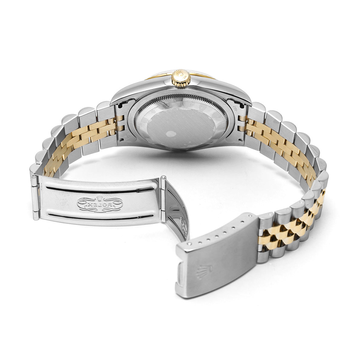 DATE JUST 16233G W (made around 1995) White/Diamond ROLEX Men's [Pre-Owned].