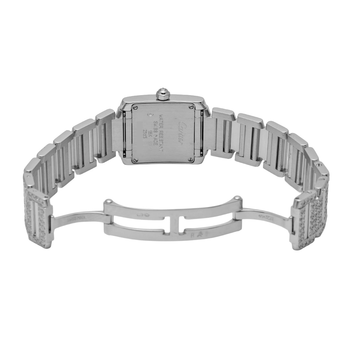 Tank Francaise SM WE1002SD Silver CARTIER Ladies [Pre-owned]