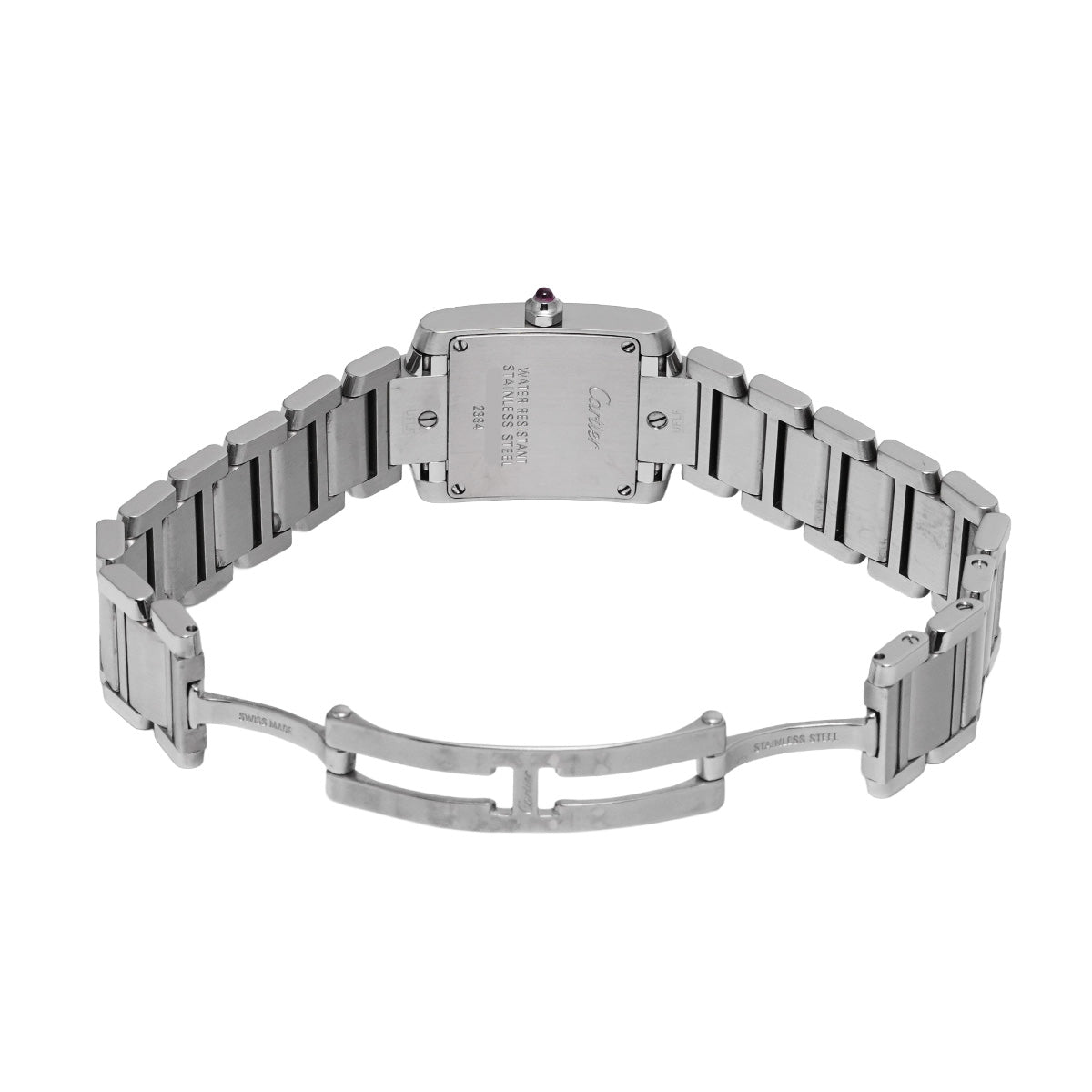 Tank Francaise SM W51031Q3 Silver CARTIER Ladies [Pre-owned]