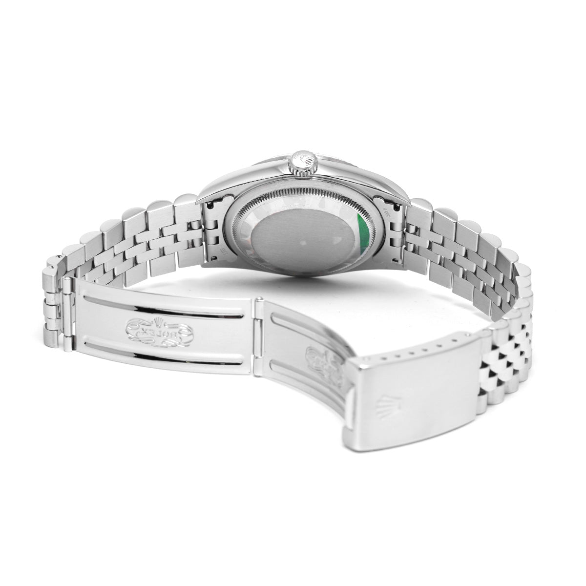 DATE JUST 16234 T (manufactured circa 1996) White ROLEX Men's [Pre-Owned].