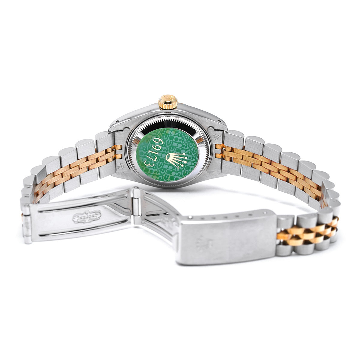 DATE JUST 69173 L (manufactured circa 1989) Champagne ROLEX Ladies [Pre-Owned].