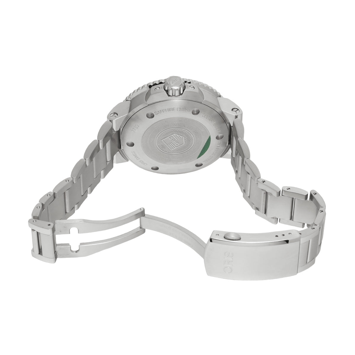 01 743 7733 4155-07 8 24 05PEB Aquis Small Seconds Date Blue ORIS Men's [pre-owned].