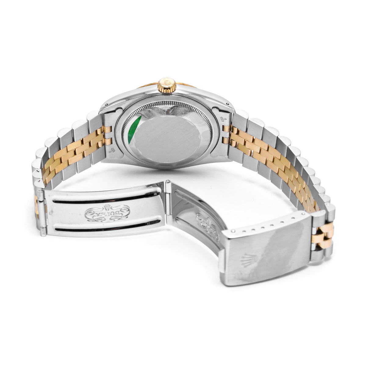 DATE JUST 16233G X (manufactured circa 1991) Champagne/Diamond ROLEX Men's [Pre-Owned].