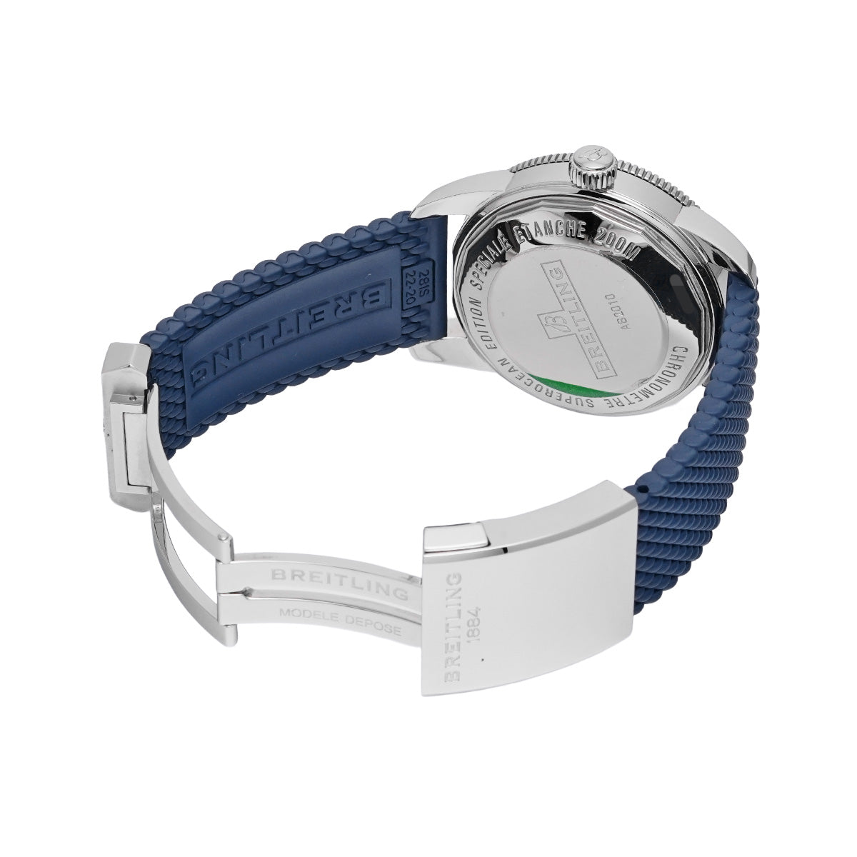 Super Ocean Heritage B20 Automatic 42 AB2010161C1S1 Blue BREITLING Men's [Pre-Owned].