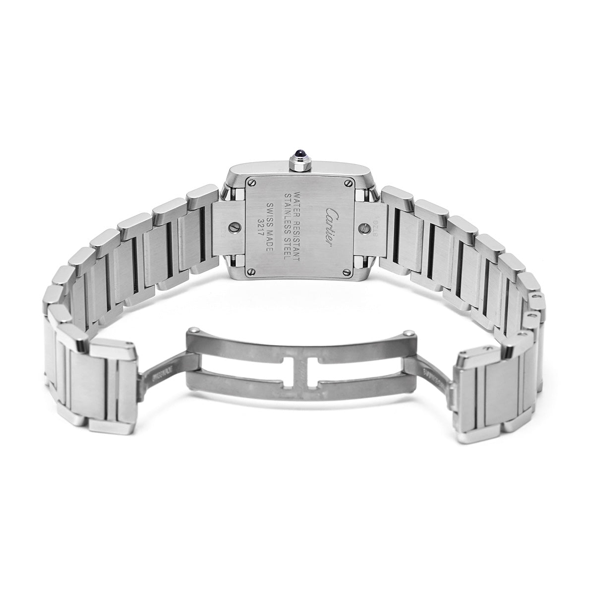 Tank Francaise SM W51008Q3 Silver CARTIER Ladies [Pre-owned]