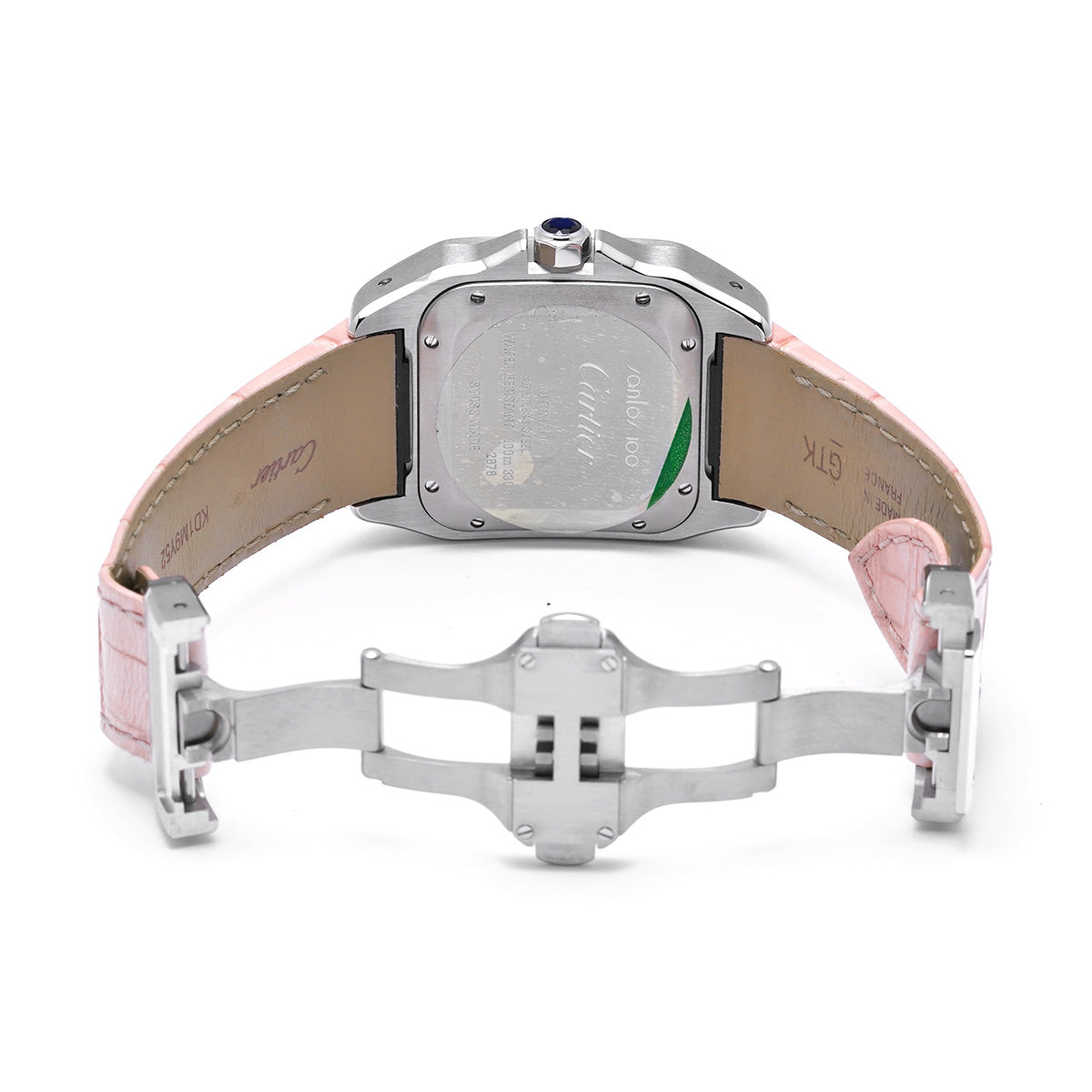 Santos 100 MM W20106X8 Silver CARTIER Unisex [Pre-owned]