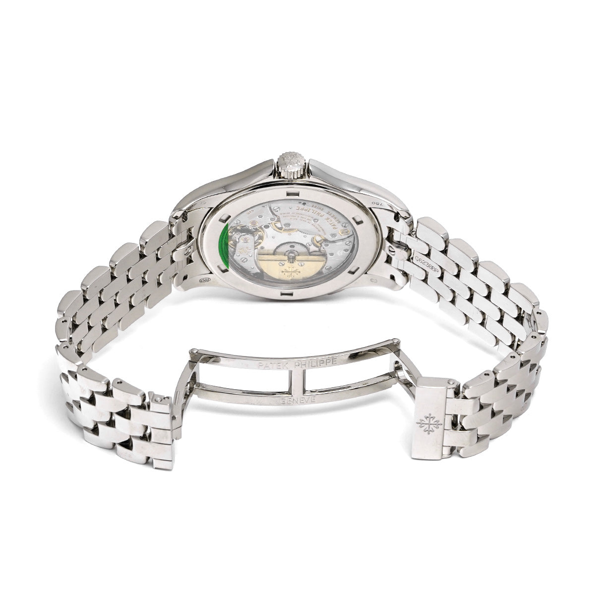World Time 5130/1G-011 Silver PATEK PHILIPPE Men's [Pre-Owned].