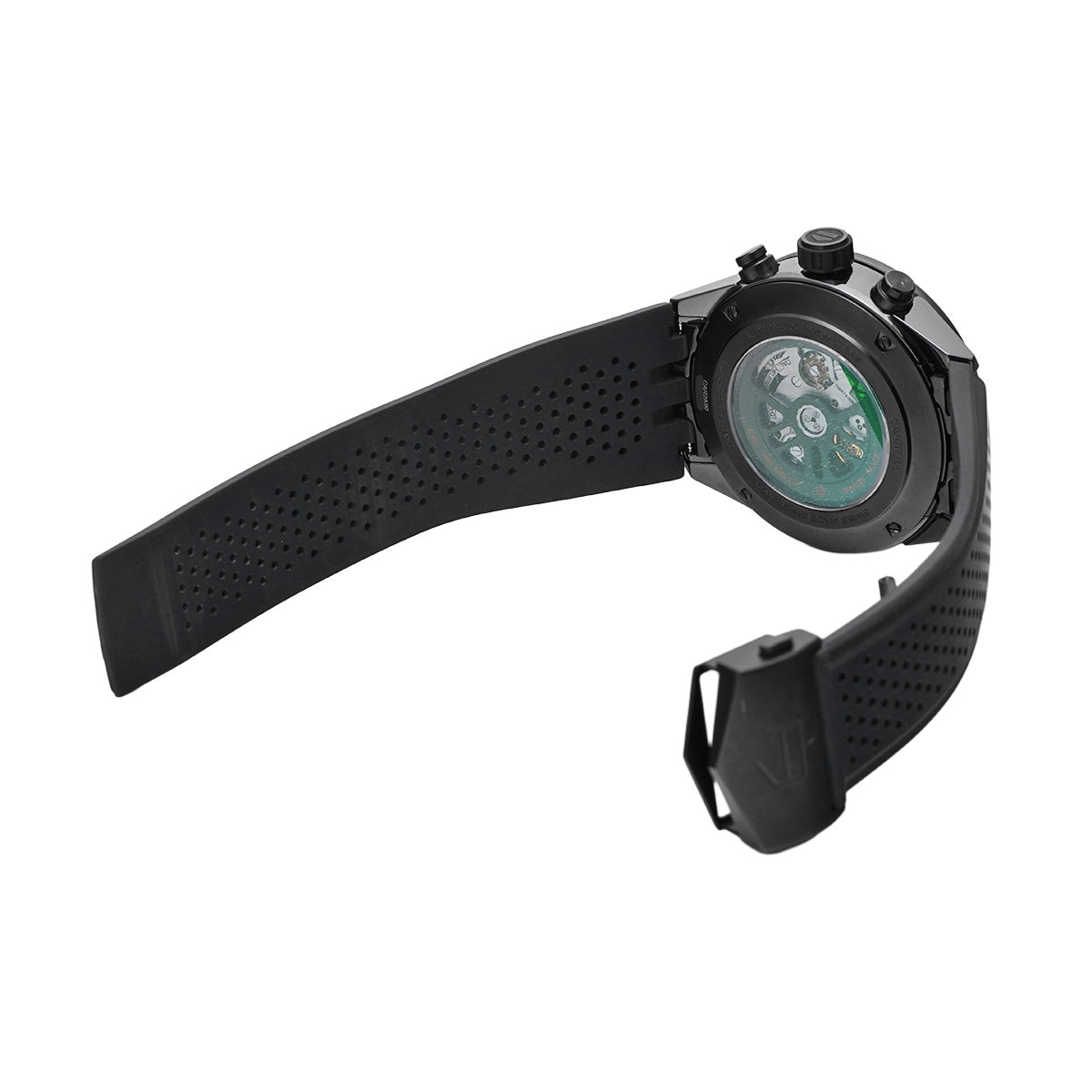 CARRERA CALIBRE HEUER 01 Chronograph CAR2A90.FT6071 Black TAG HEUER Men's [Pre-Owned].