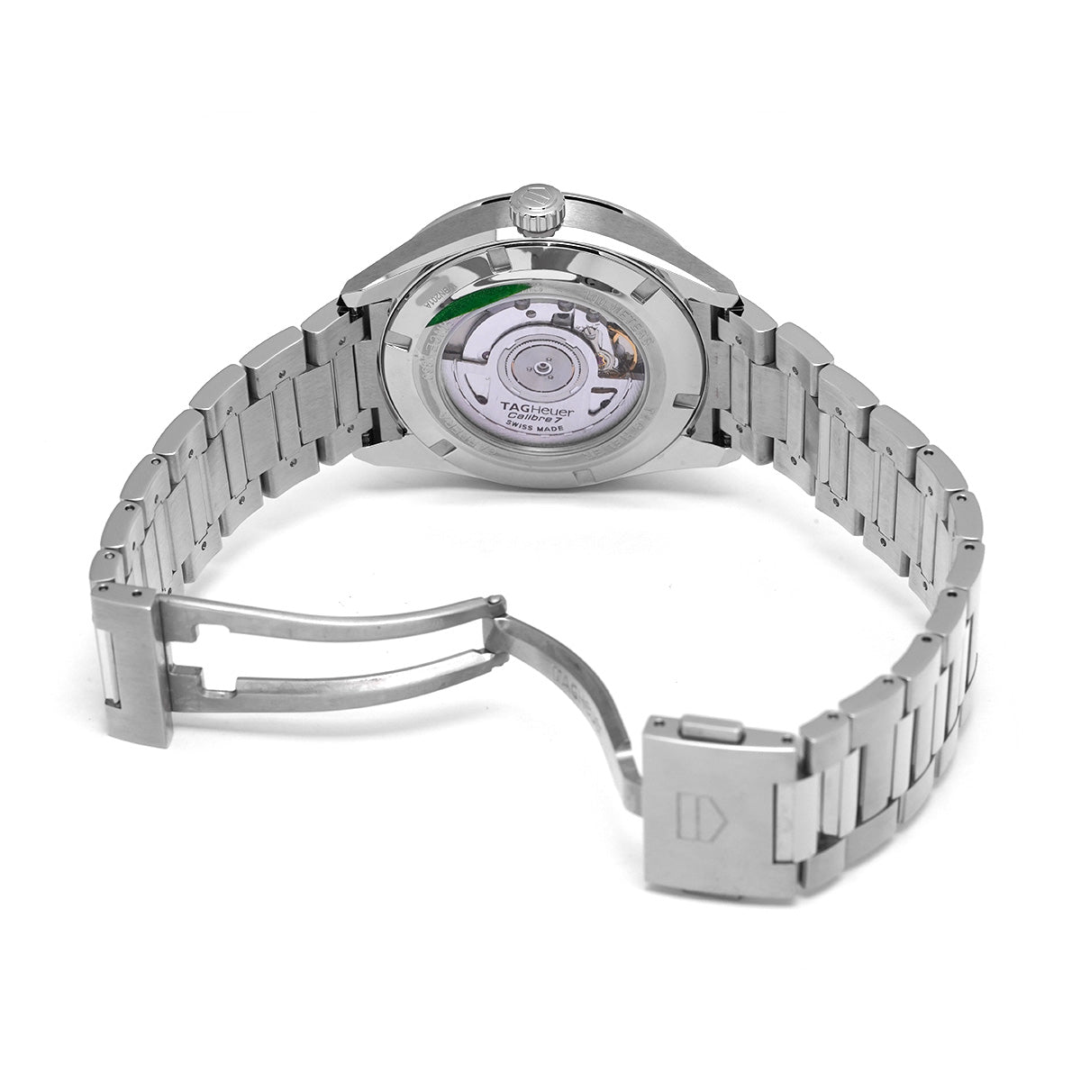 CARRERA Calibre 7 Twin Time Date WBN201A.BA0640 Blue TAG HEUER Men's [Pre-Owned].