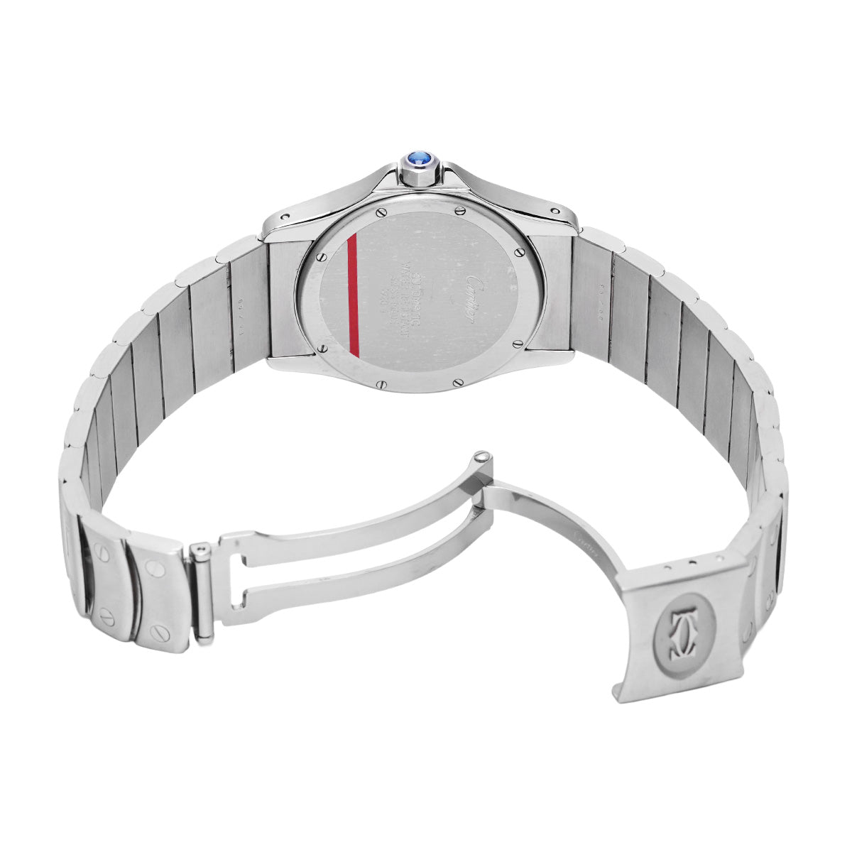 Santos Cougar LM W20026K1 White CARTIER Men's [Pre-Owned].