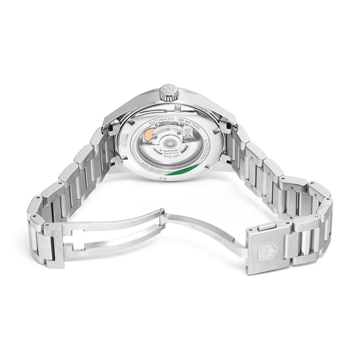 CARRERA Calibre 5 Day Date WAR201B.BA0723 Silver TAG HEUER Men's [Pre-Owned].