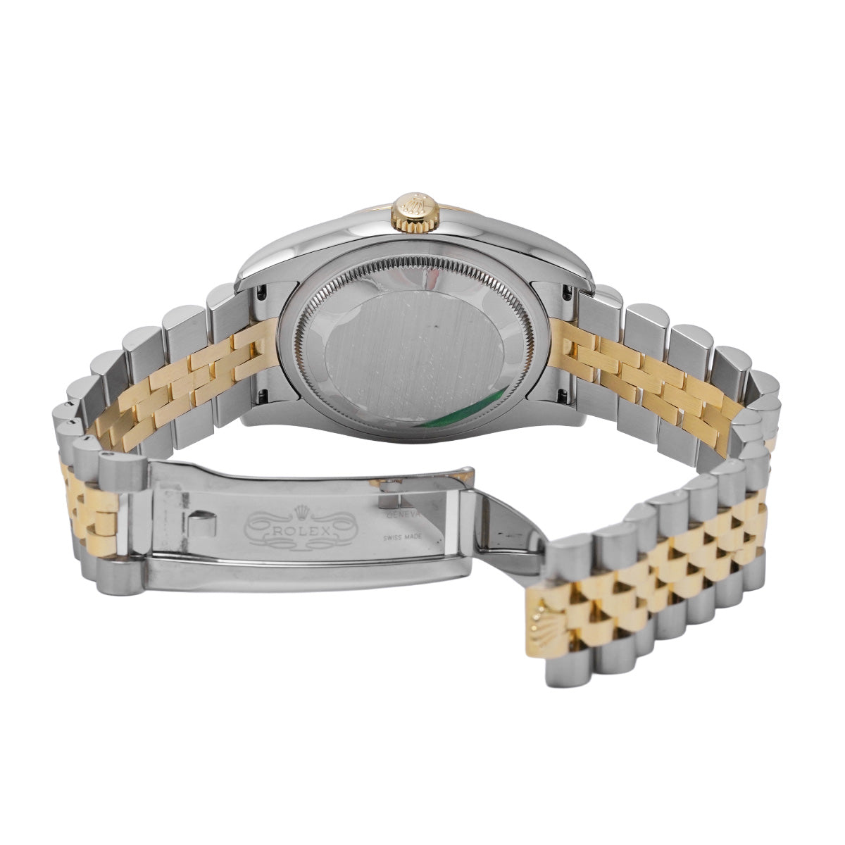 DATE JUST 116233G G (made around 2010) Black/Diamond ROLEX Men's [Pre-Owned].