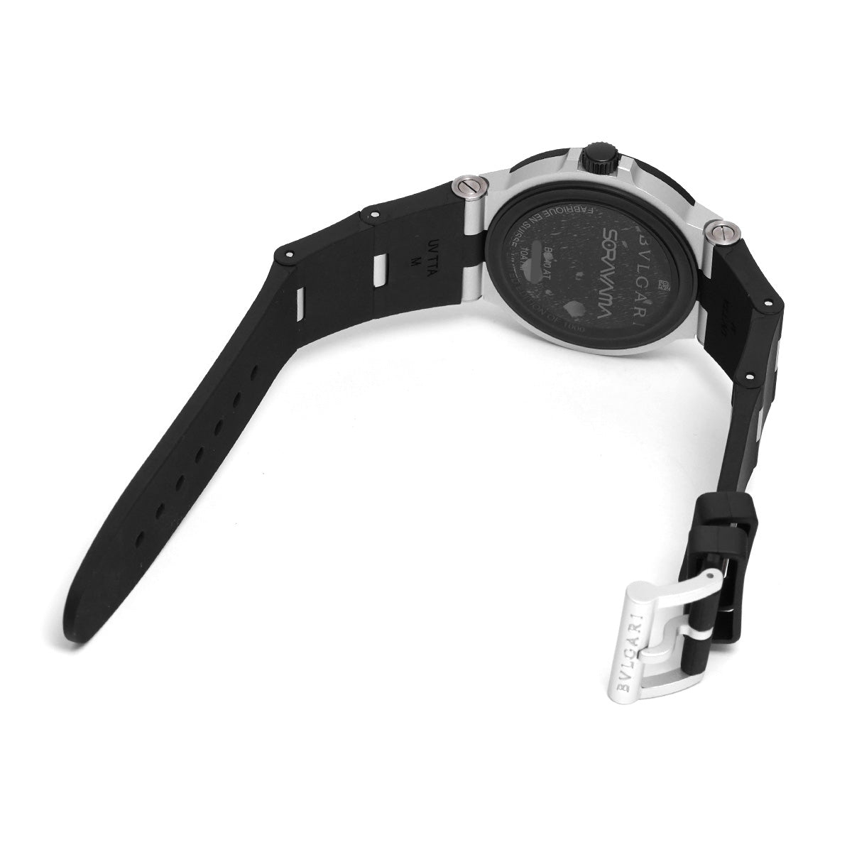 Aluminum Motoi Sorayama model Limited edition of 1000 pieces 103703 Silver BVLGARI Men's [Pre-owned].