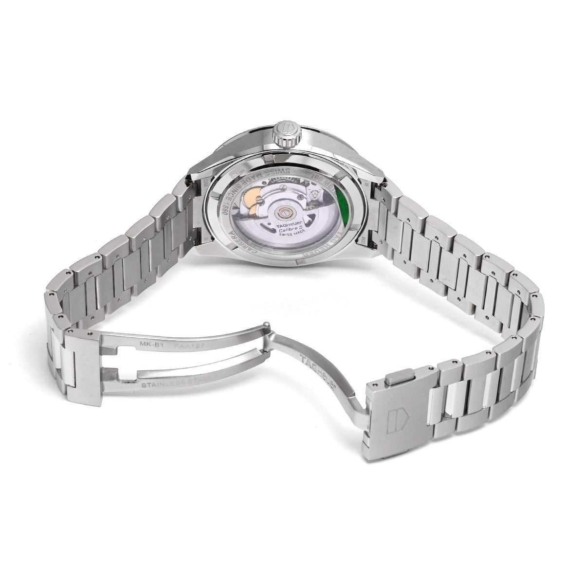 CARRERA Calibre 5 WBN2110.BA0639 Black TAG HEUER Men's [Pre-Owned].