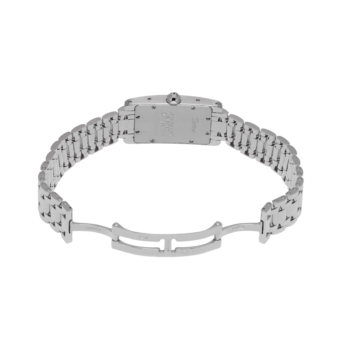 Tank American SM WB7018L1 Silver CARTIER Ladies [Pre-owned]