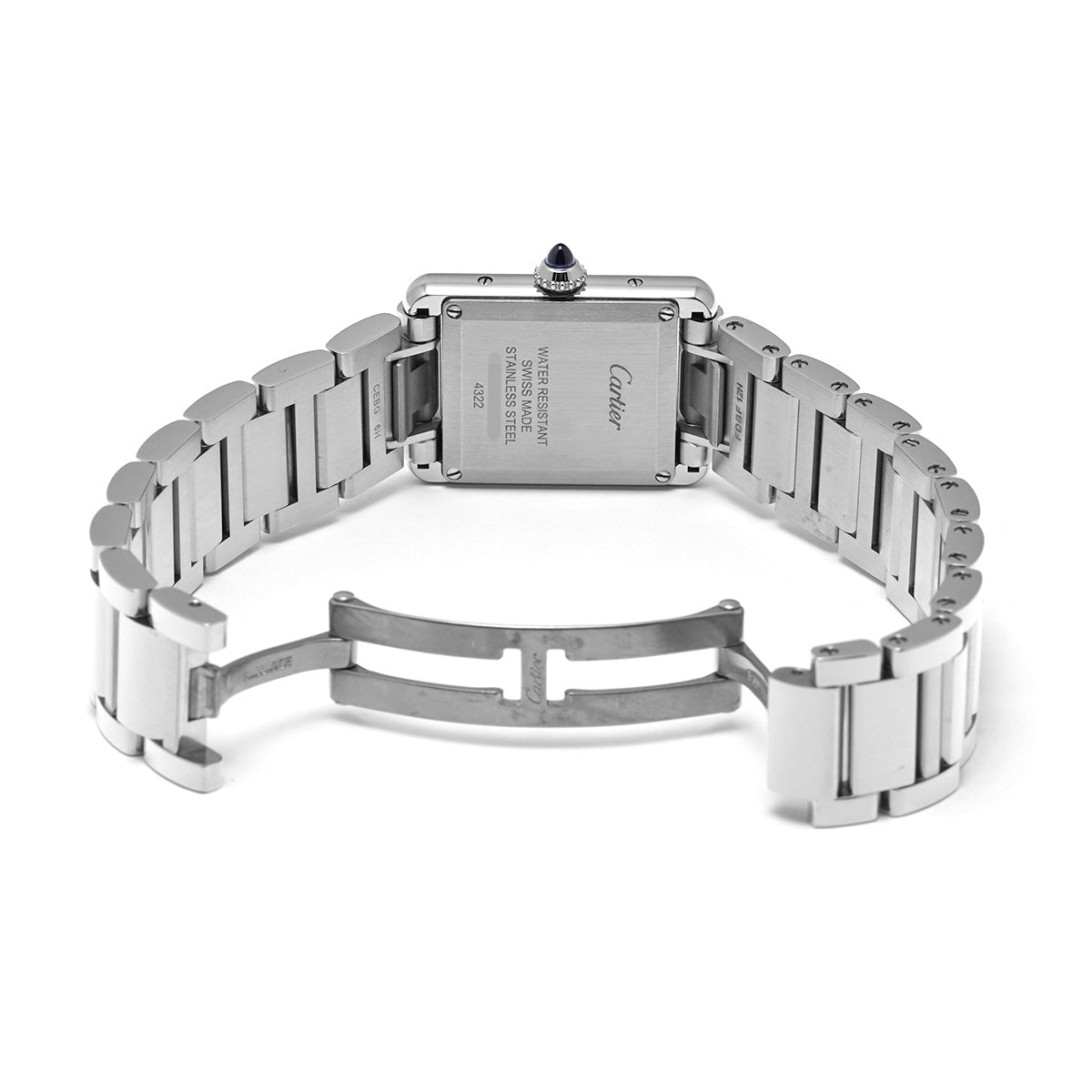 Tank Must SM WSTA0051 Silver CARTIER Ladies [Pre-owned]