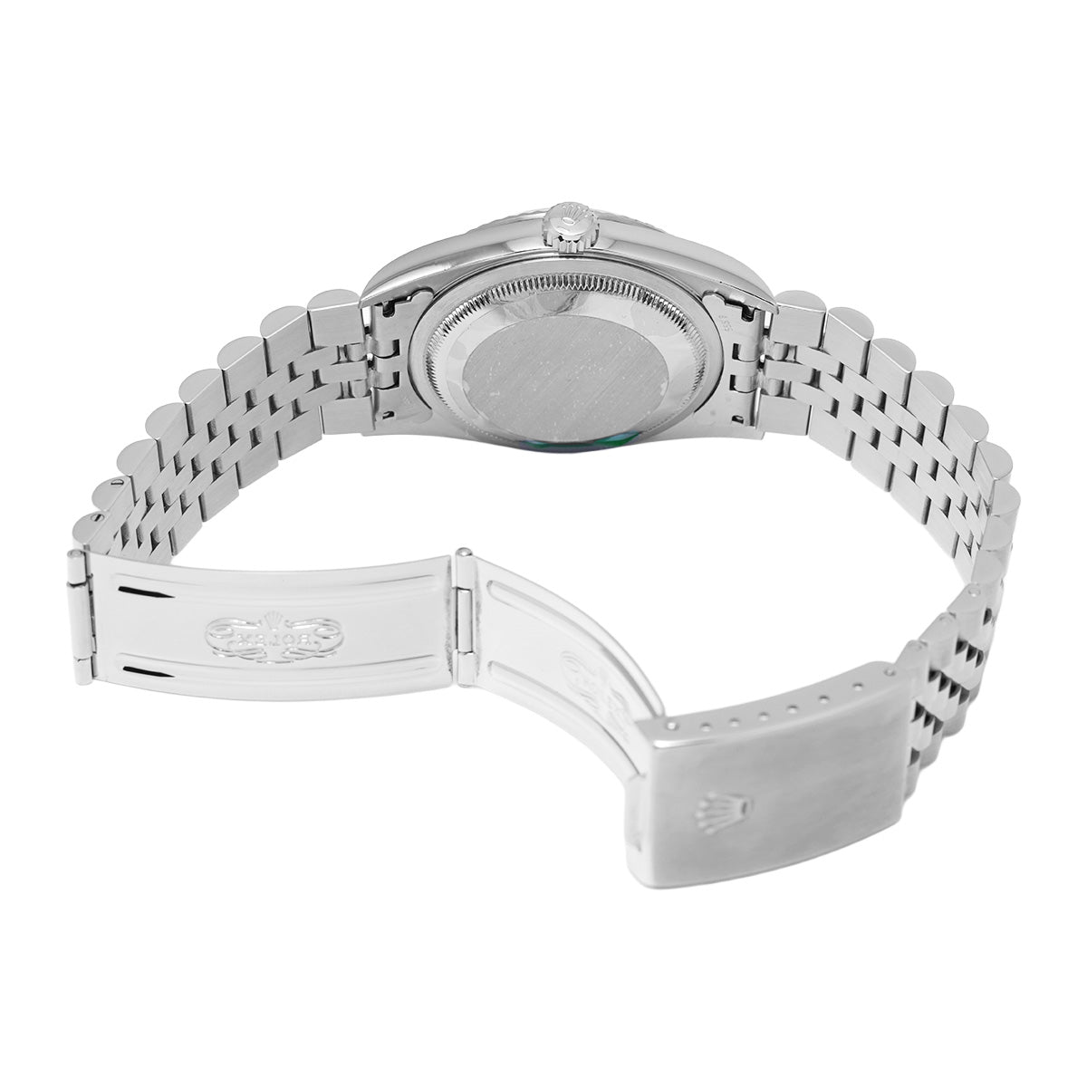 DATE JUST 16234G Y (manufactured circa 2003) Silver/Diamond ROLEX Men's [Pre-Owned].