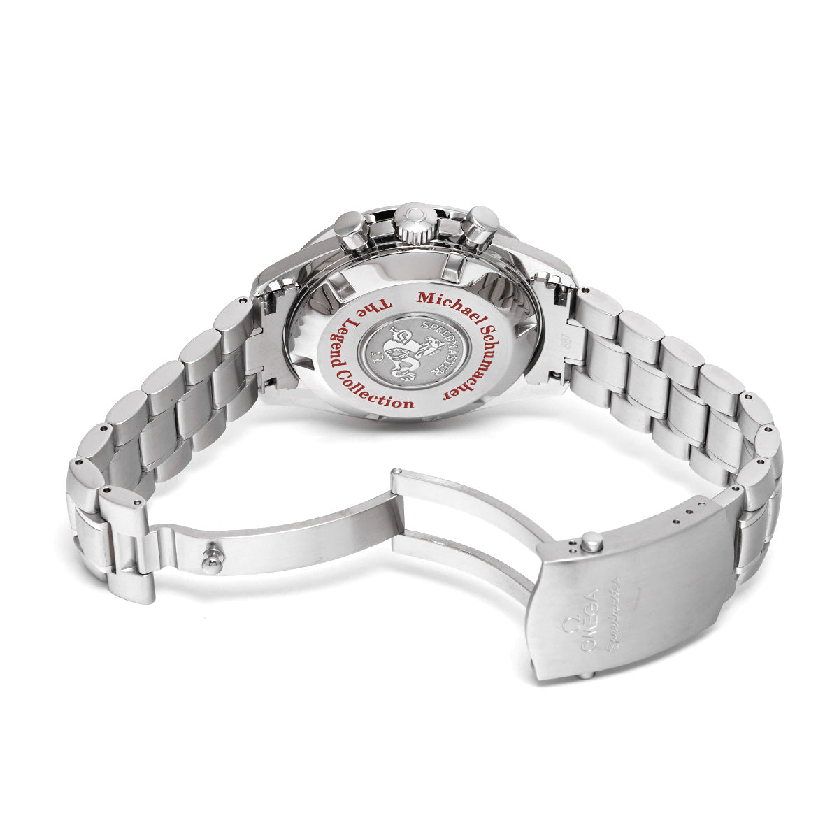 Speedmaster Legend Michael Schumacher 3507.51 Black/Silver OMEGA Men's [Pre-Owned]