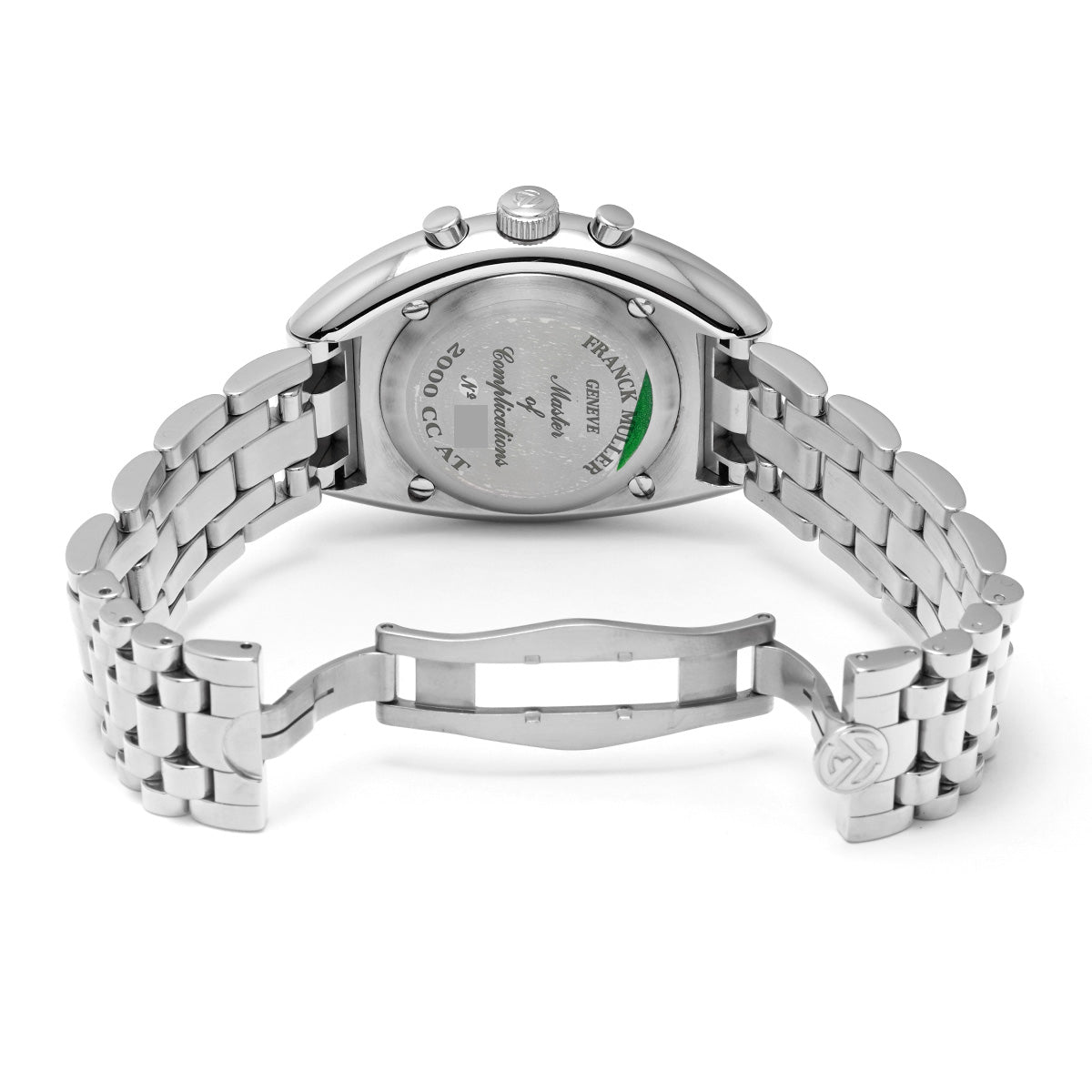 Transamerica Chronograph 2000CCAT Silver FRANCK MULLER Men's [Pre-Owned].