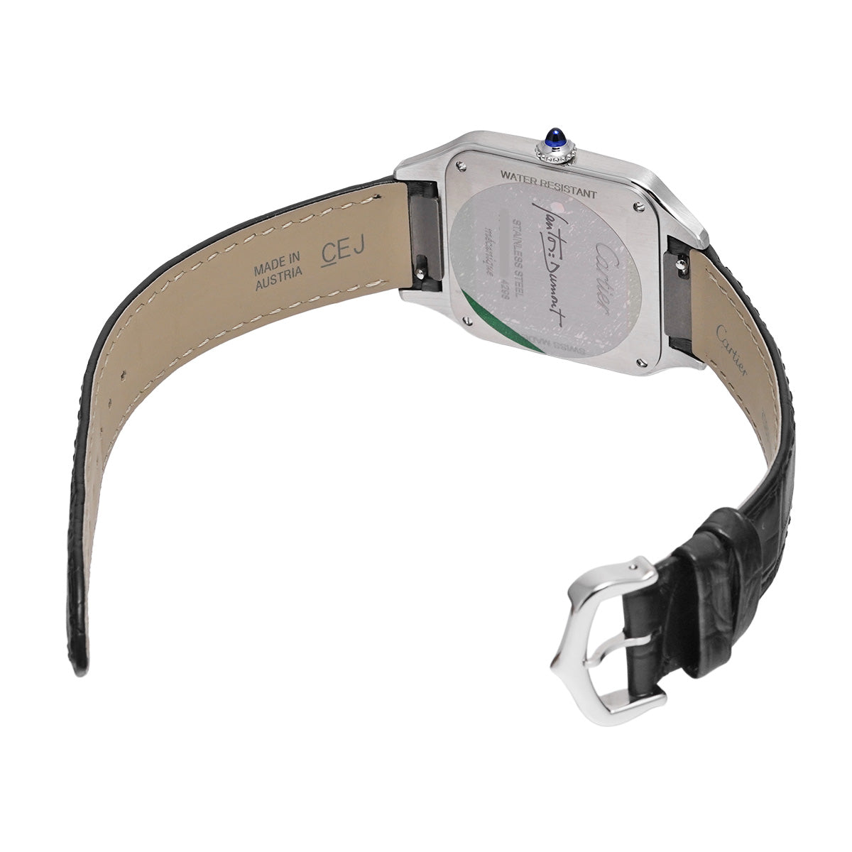Santos Dumont LM WSSA0046 Black CARTIER Men's [Pre-owned]