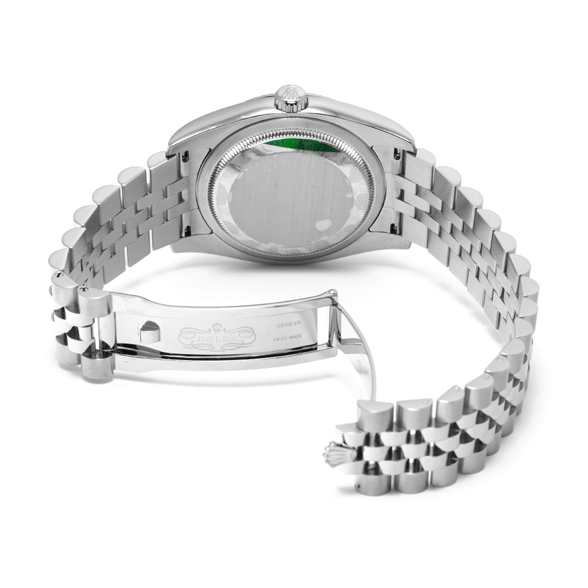 DATE JUST 116234G Z (manufactured circa 2007) Silver/Diamond ROLEX Men's [Pre-Owned].