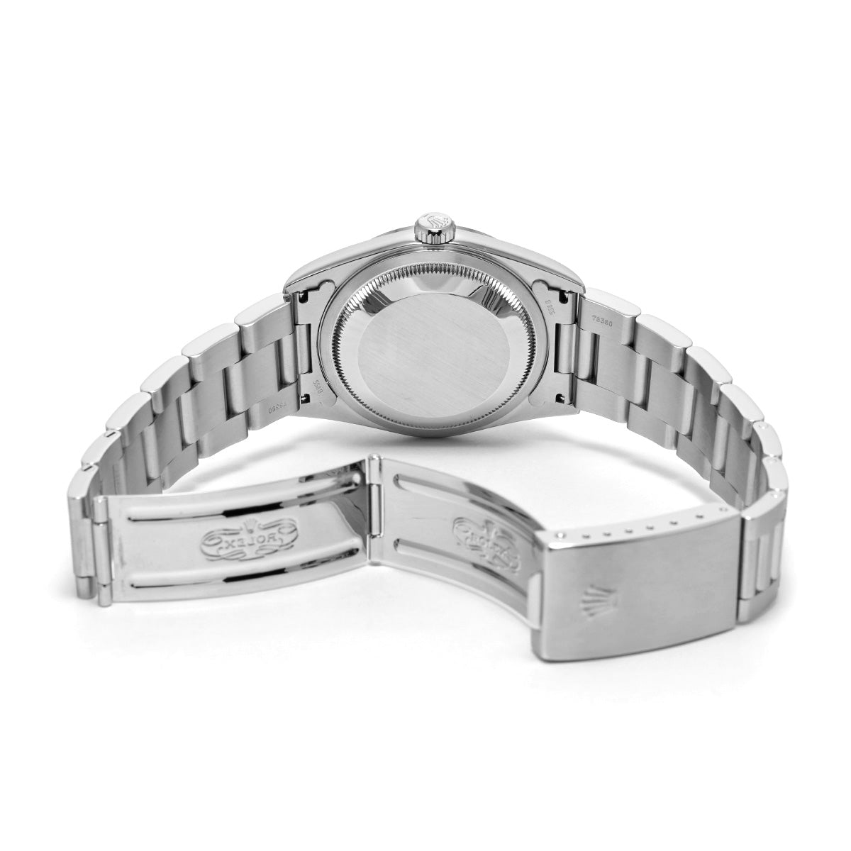 DATE JUST 16200 F (manufactured circa 2003) Black ROLEX Men's [Pre-Owned].