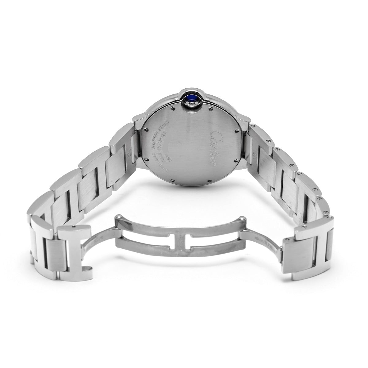 Ballon Bleu de Cartier 36mm W69011Z4 Silver CARTIER Unisex [Pre-Owned].
