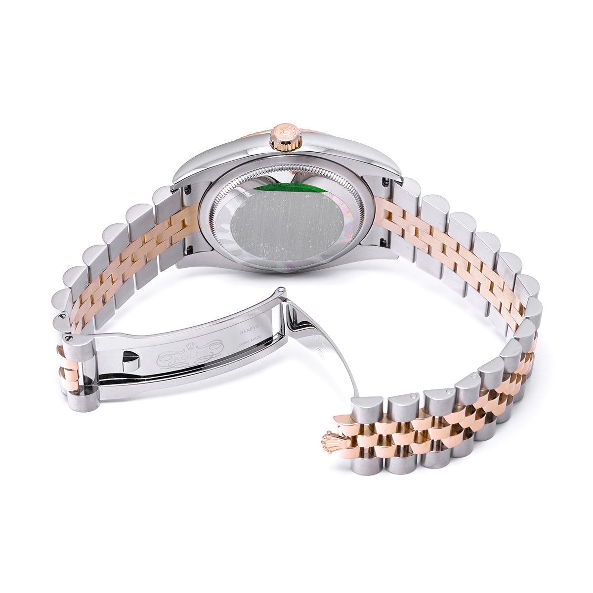 DATE JUST 116231G D (manufactured circa 2005) Pink Computer/Diamond ROLEX Men's [Pre-Owned].