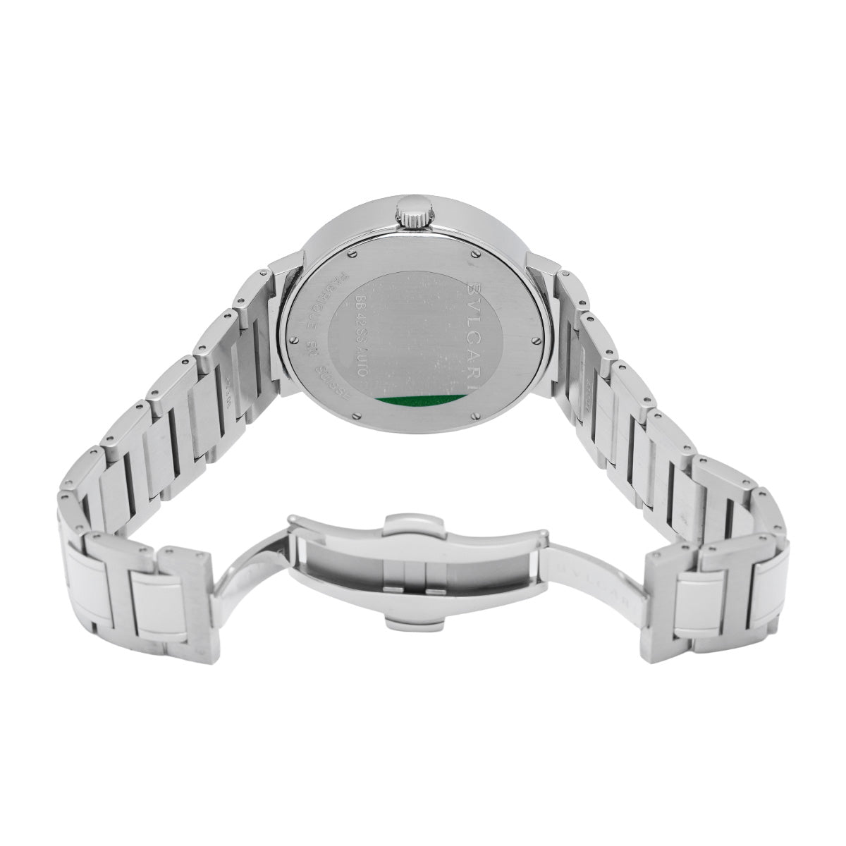 Bulgari Bulgari BB42BSSD AUTO Black BVLGARI Men's [Pre-Owned].