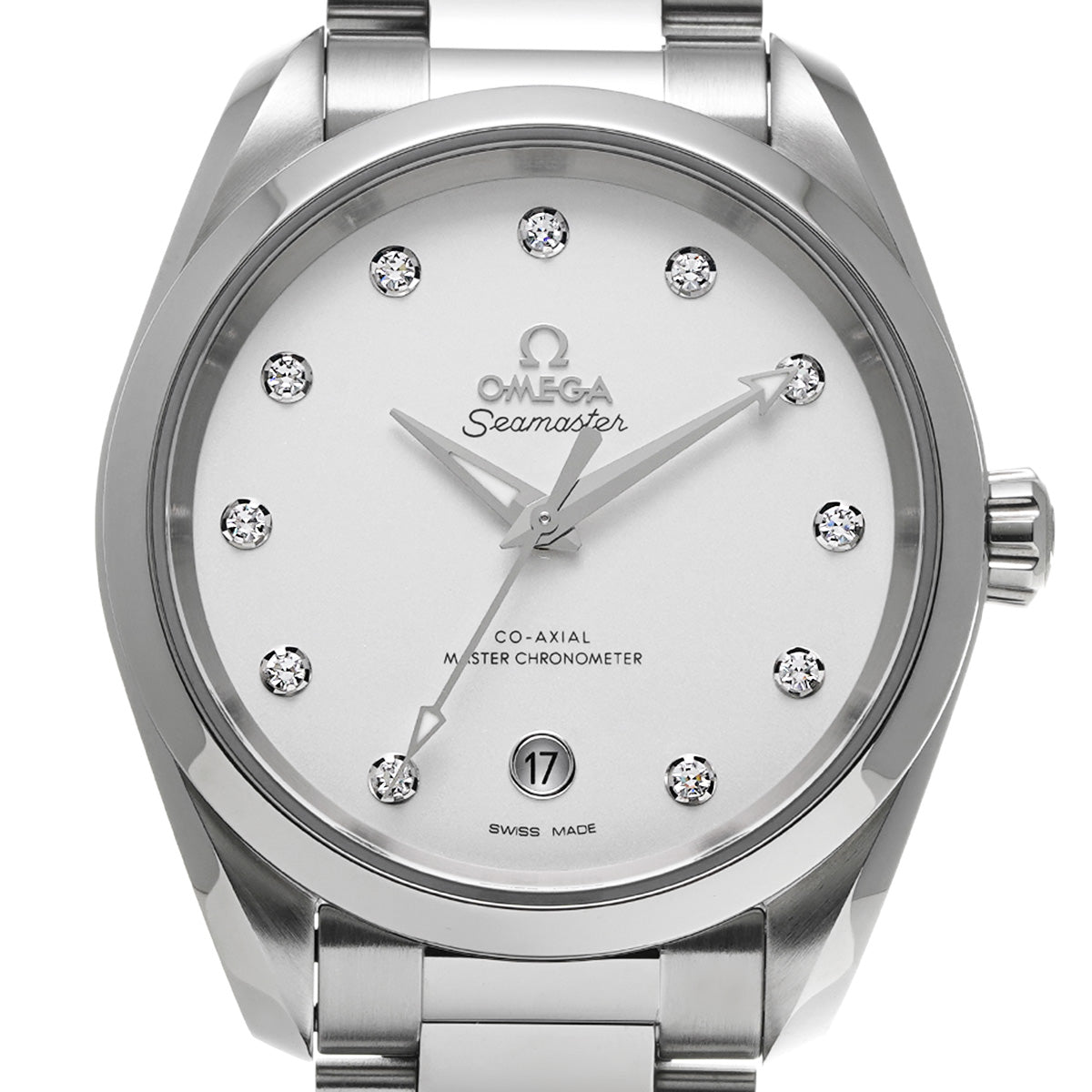 Seamaster Aqua Terra Co-Axial Master Chronometer 220.10.38.20.52.001 Silver/Diamond OMEGA Men's [New]